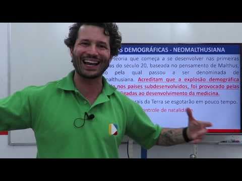 Thumbnail da aula: Geografia - Teorias Malthusiana e Neomalthusiana