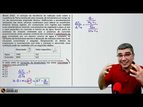Thumbnail da aula: ENEM 2022 A variação da incidência de radiação solar sobre a superfície | CURSO DE FÍSICA ONLINE