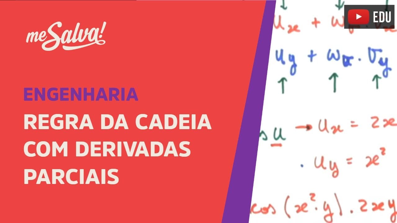 Thumbnail: Me Salva! EXDEP02 - Regra da Cadeia com Derivadas Parciais - Cálculo II