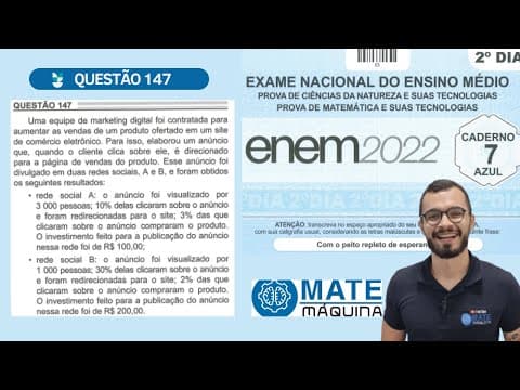 Thumbnail da aula: Uma equipe de marketing digital foi contratada para aumentar as vendas de um produto ofertado em um