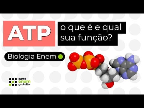 Thumbnail da aula: ATP: o que é e qual sua função? | Biologia para o Enem | Cláudia de Souza Aguiar