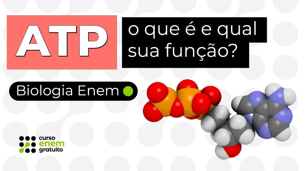 Thumbnail: ATP: o que é e qual sua função? | Biologia para o Enem | Cláudia de Souza Aguiar