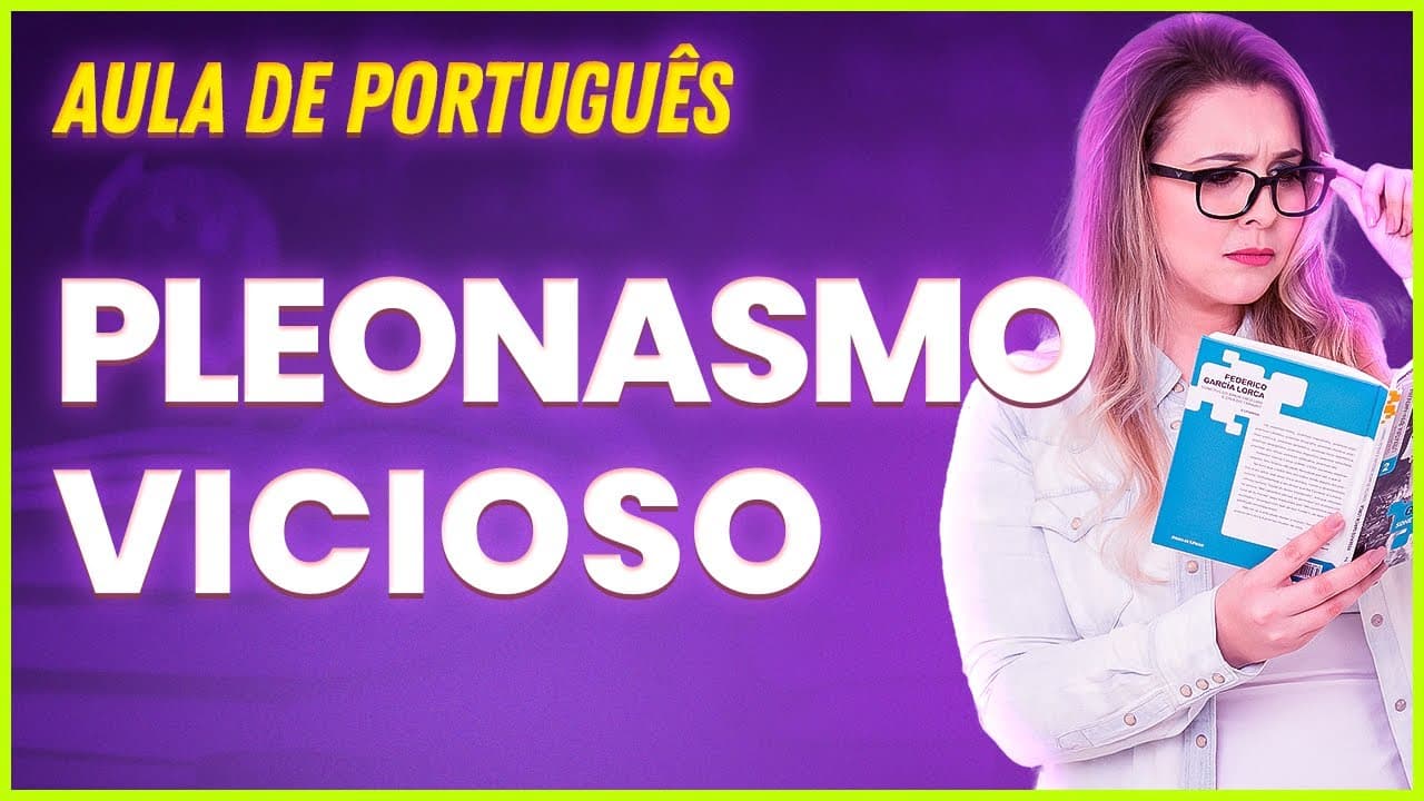 Thumbnail: EM QUE PONTO O PLEONASMO SE TORNA VICIOSO? (VÍCIOS DE LINGUAGEM) - Professora Pamba