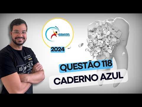 Thumbnail da aula: ENEM 2024 - A hidroxiapatita, Ca5(PO4)3OH, é um mineral constituinte do esmalte dos dentes.