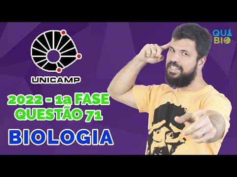 Thumbnail da aula: UNICAMP 2022 - 1a Fase - Questão 71 - Vacinar-se é um ato necessário para proteção individual e cole