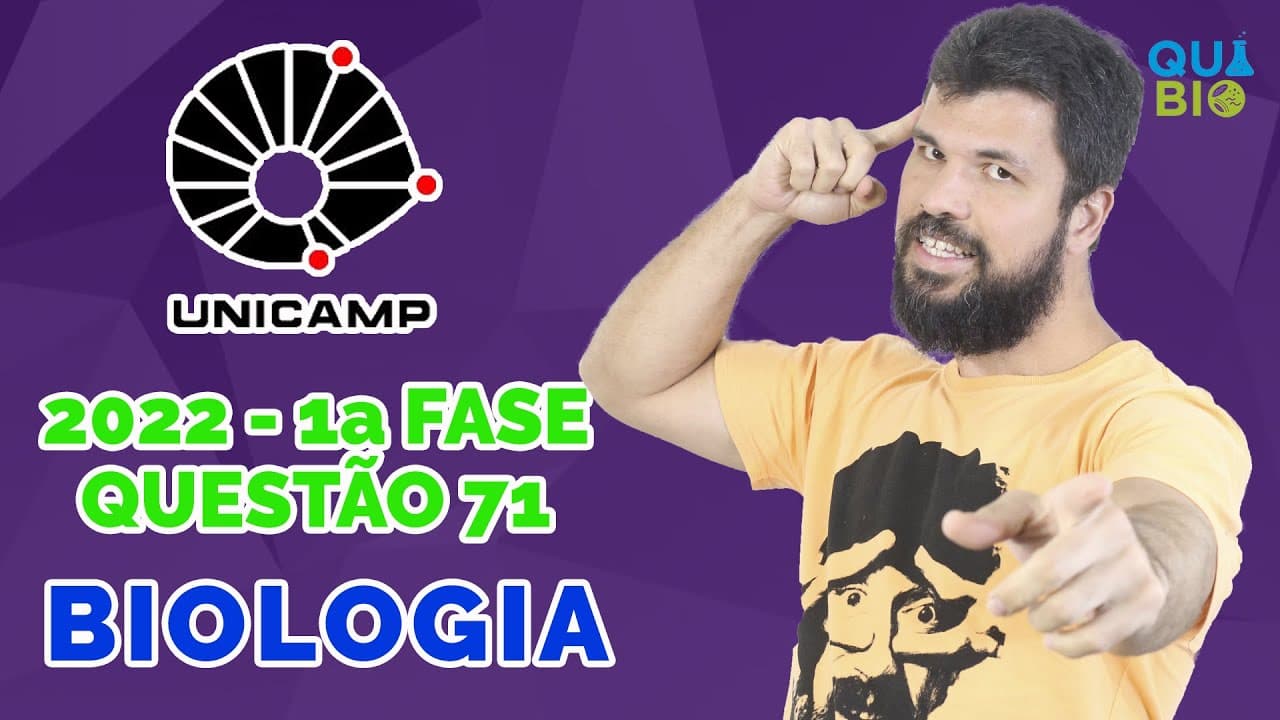 Thumbnail: UNICAMP 2022 - 1a Fase - Questão 71 - Vacinar-se é um ato necessário para proteção individual e cole