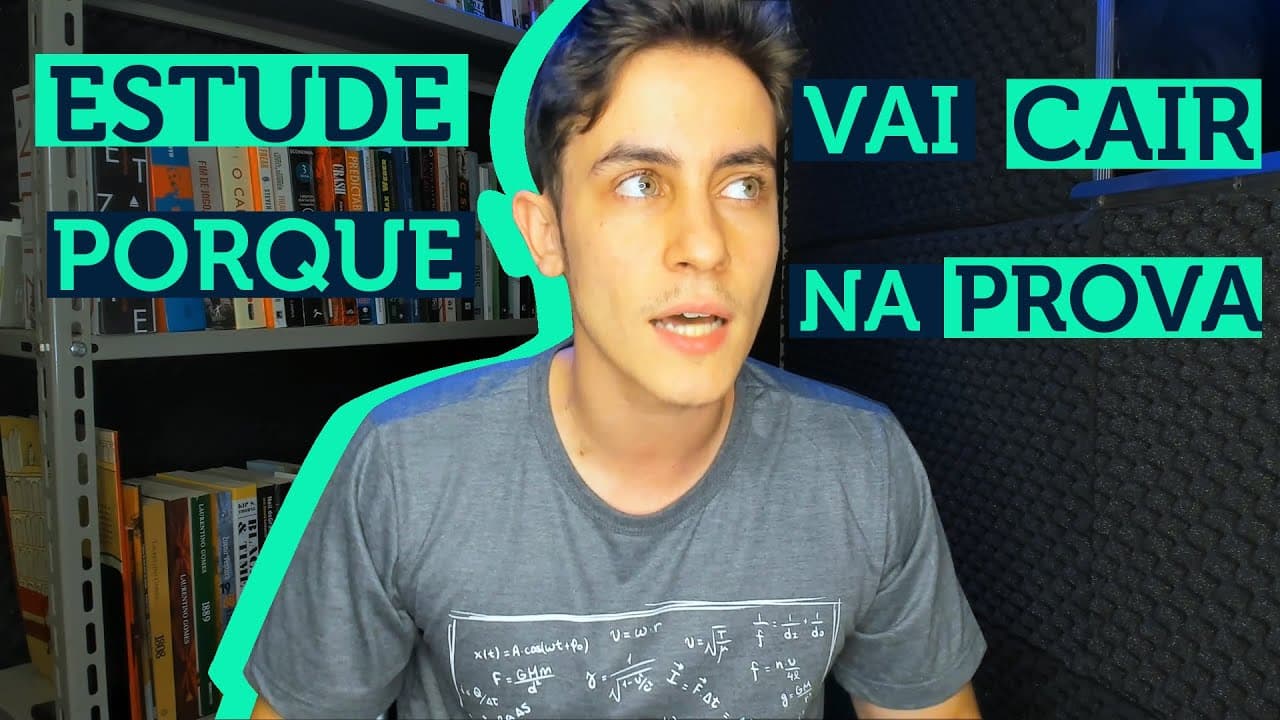 Thumbnail: PARE DE ESTUDAR PARA AS SUAS PROVAS!