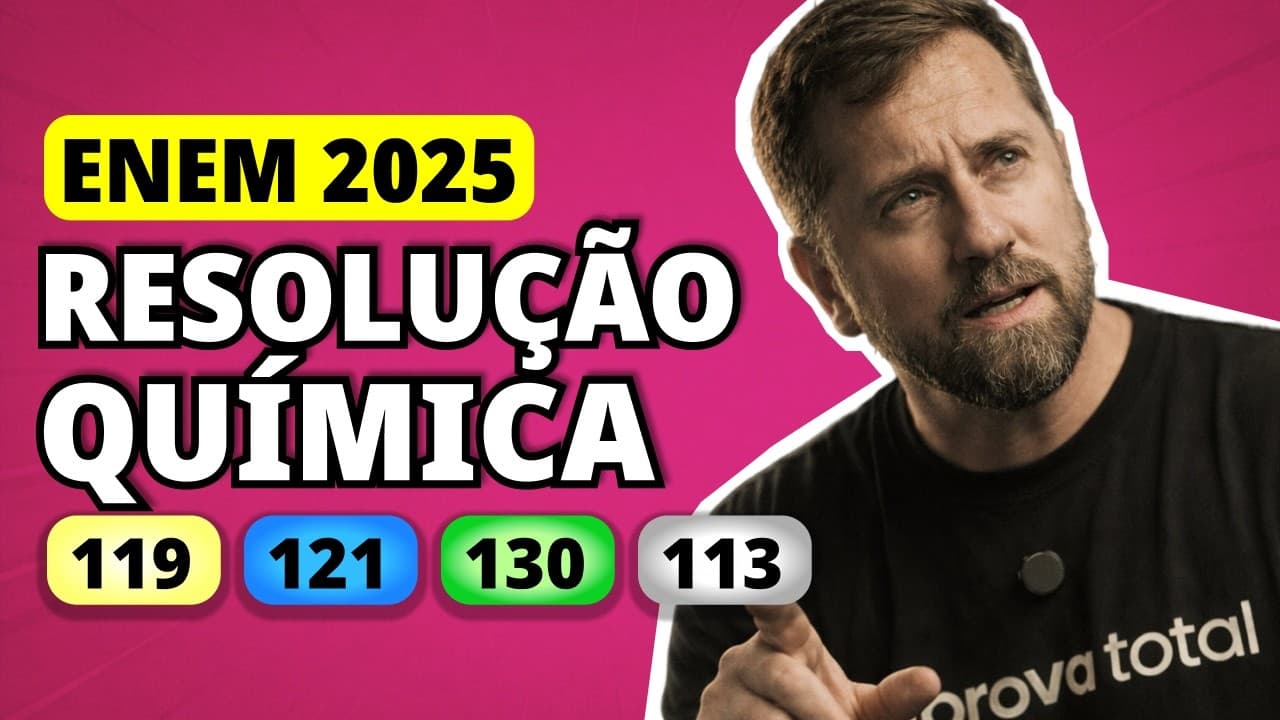 Thumbnail: ENEM 2025 QUÍMICA – Questão 119 | A dimetilamina é uma substância de elevada toxidez que entra em