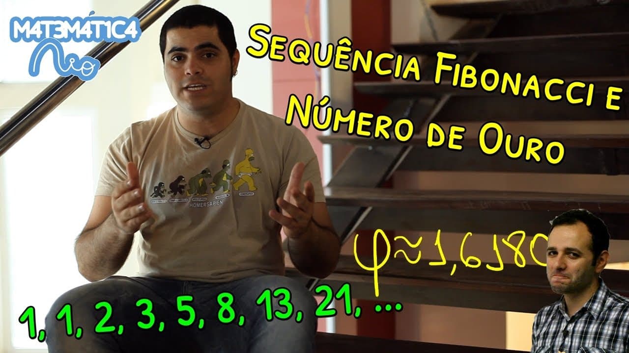 Thumbnail: SEQUÊNCIA FIBONACCI, RAZÃO ÁUREA E NÚMERO DE OURO | Matemática Rio
