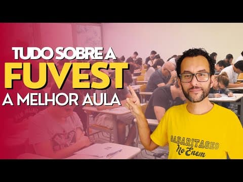 Thumbnail da aula: Tudo sobre a FUVEST 2025 | Diferenças | Plano de Estudo | Como estudar | GabaritaGeo