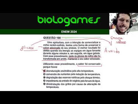 Thumbnail da aula: ENEM 2024 - PROVA VERDE - Questão 100
