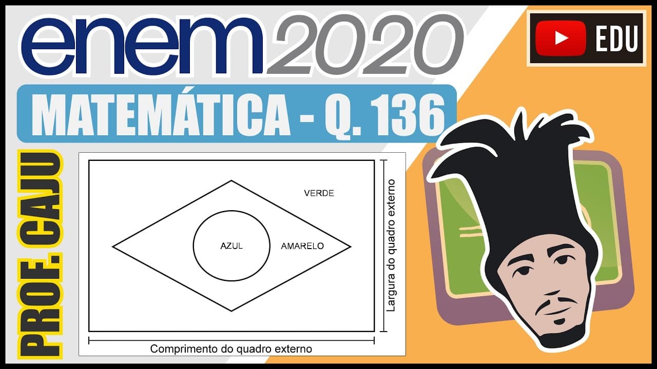 Thumbnail: [ENEM 2020] 136 📘 RAZÃO E PROPORÇÃO A fabricação da Bandeira Nacional deve obedecer ao descrito na