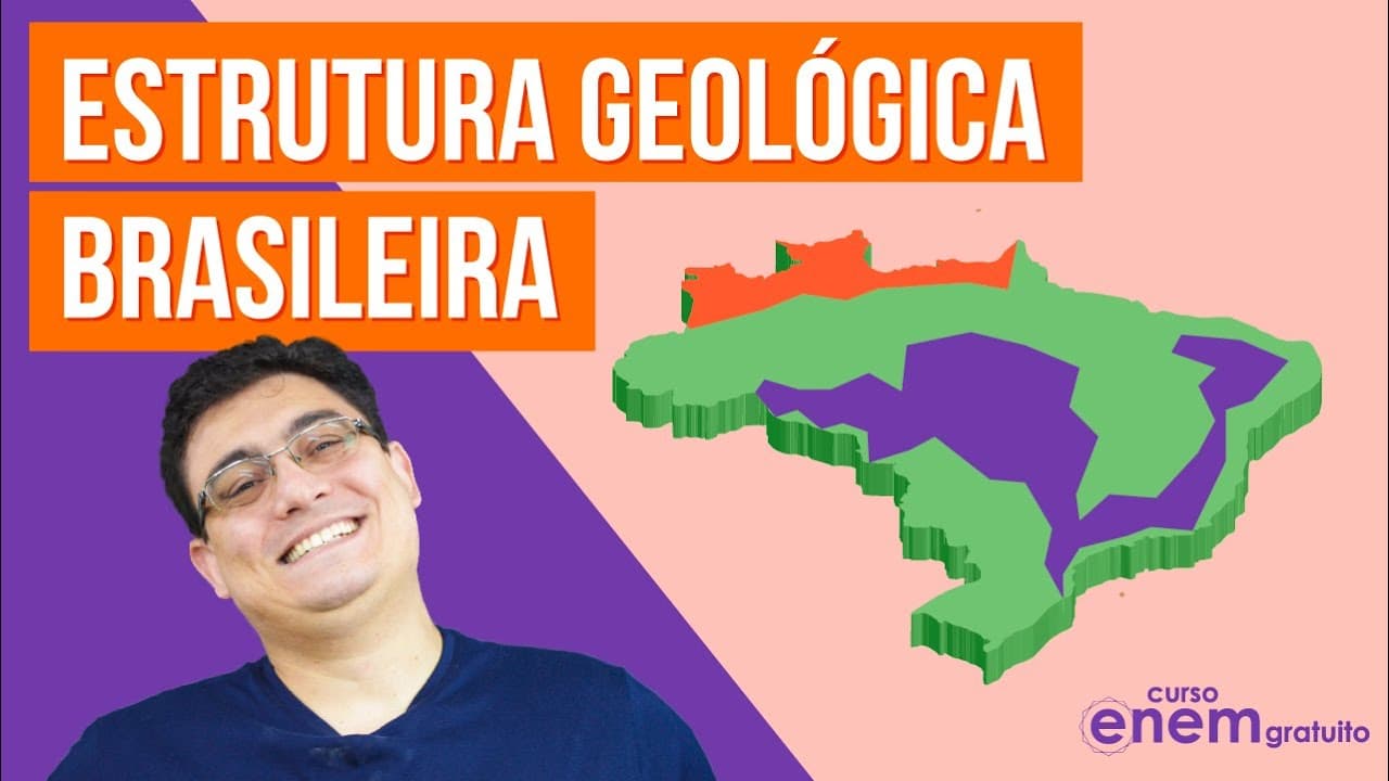 Thumbnail: ESTRUTURA GEOLÓGICA BRASILEIRA | Resumo de Geografia para o Enem
