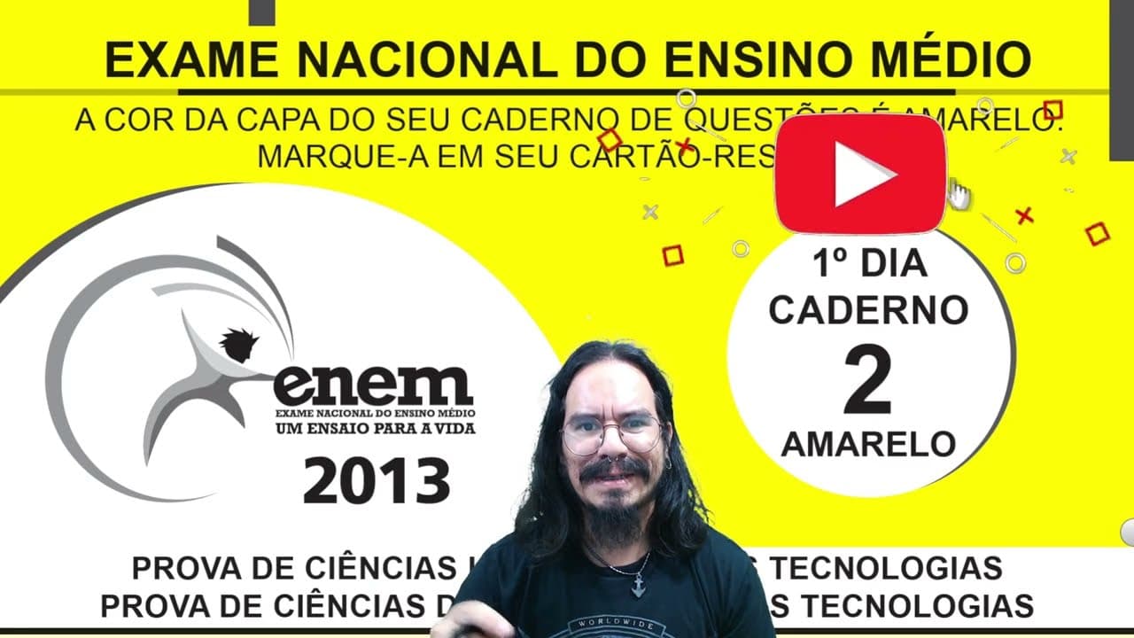 Thumbnail: ENEM 2013 - Questão 76 (caderno amarelo)