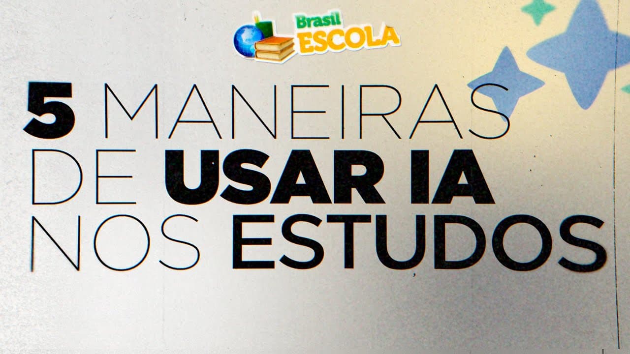 Thumbnail: 5 maneiras de usar IA nos estudos - Brasil Escola