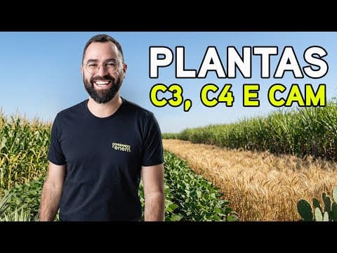 Thumbnail da aula: Plantas C3, C4 e CAM - Aula 29 - Módulo 1 - Biologia Celular | Prof. Guilherme