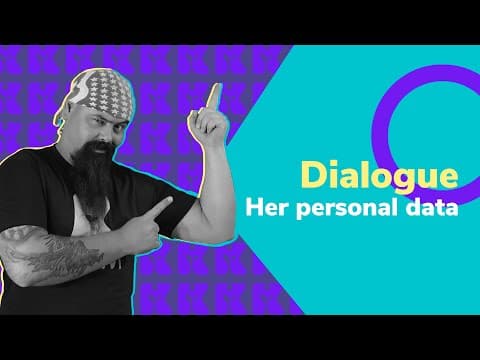Thumbnail da aula: Inglês 2.0 | Kultivi | Dialogue - her personal data | Prof. Rui Ventura