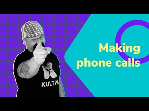 Thumbnail da aula: Making Phone Calls | Inglês 2.0 | Kultivi | Rui Ventura