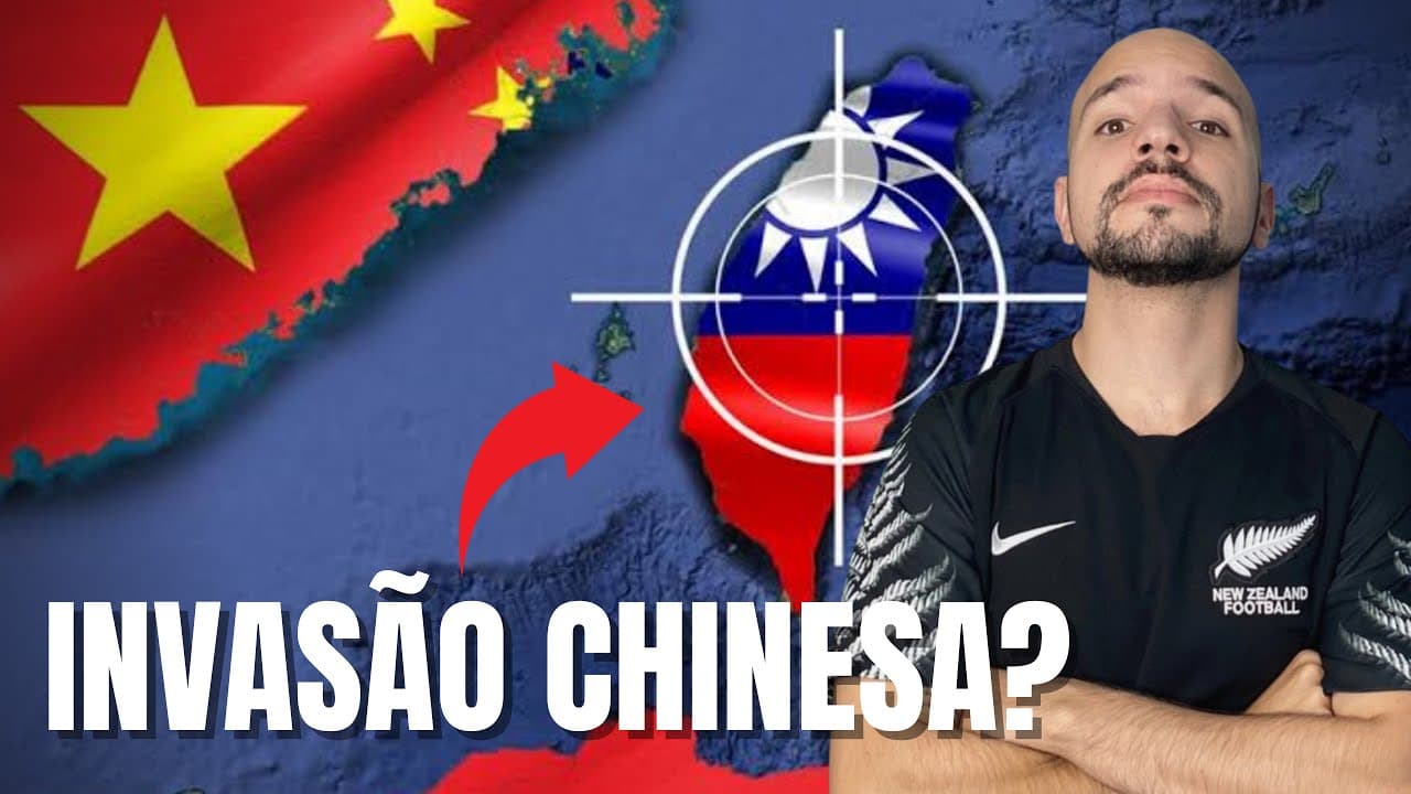 Thumbnail: China avança sobre Taiwan! Tensão na bacia do Pacífico! | Ricardo Marcílio