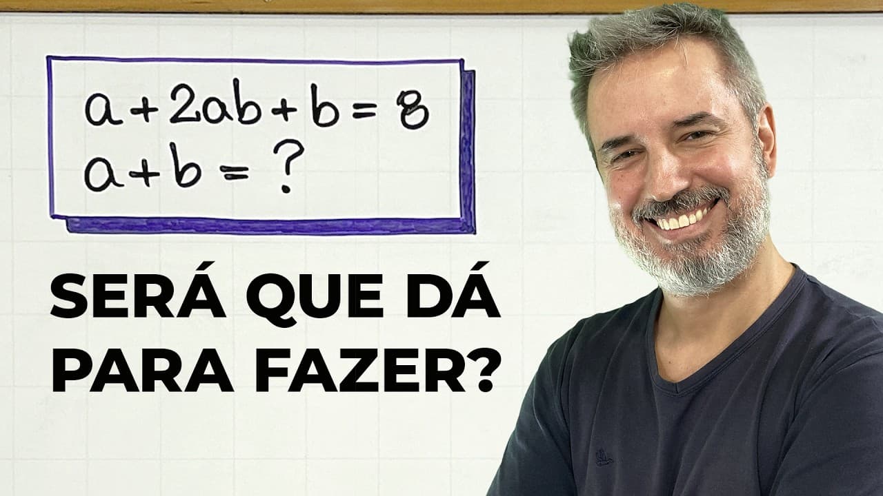 Thumbnail: UMA EQUAÇÃO DIOFANTINA que é uma beleza! 😍 [Horizontal]