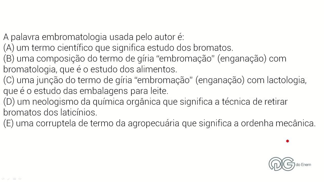 Thumbnail: Português - Estrutura e Formação das Palavras - ENEM