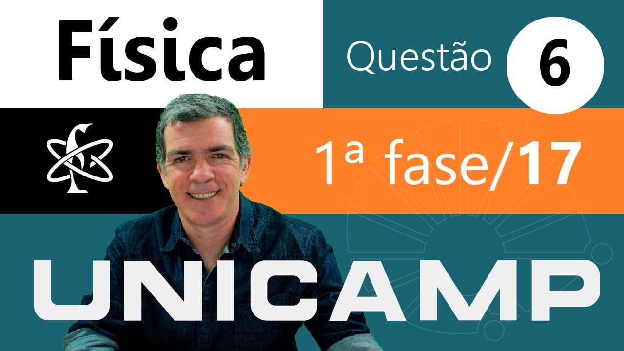 Thumbnail: 1a fase Unicamp 2017 - Hoje é comum encontrarmos equipamentos - Professor Pinguim
