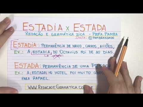 Thumbnail da aula: ESTADIA x ESTADA: VOCÊ ERROU A VIDA TODA