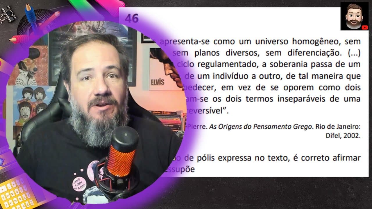 Thumbnail: FUVEST - A noção de pólis e os cidadãos