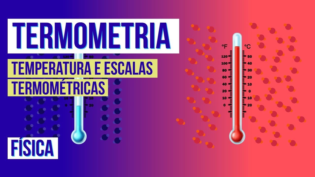 Thumbnail: TERMOMETRIA: temperatura e escalas termométricas | Física para o Enem | Flaverson Messias Batista