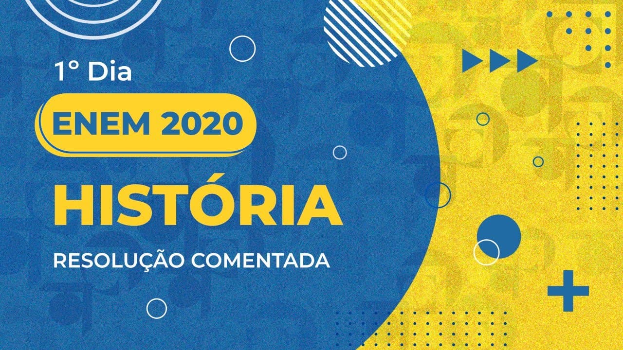 Thumbnail: Resolução Comentada - ENEM 2020 - 1º dia - História