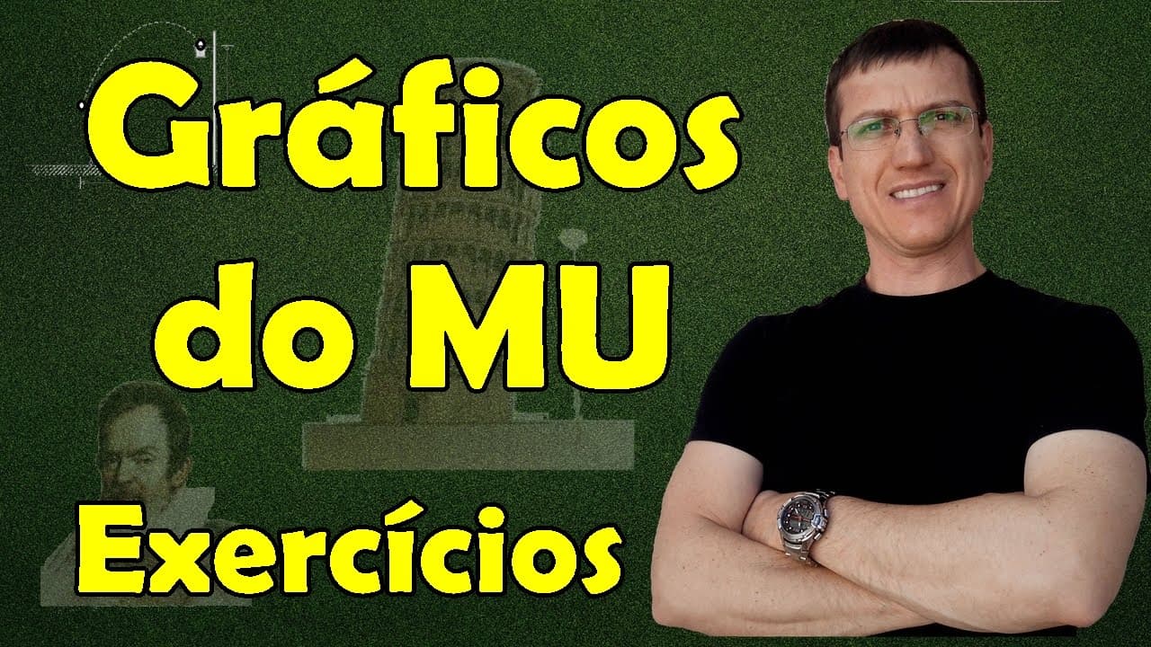 Thumbnail: Gráficos do Movimento Uniforme (MU) - EXERCÍCIO RESOLVIDO - Aula 13 - Prof. Marcelo Boaro