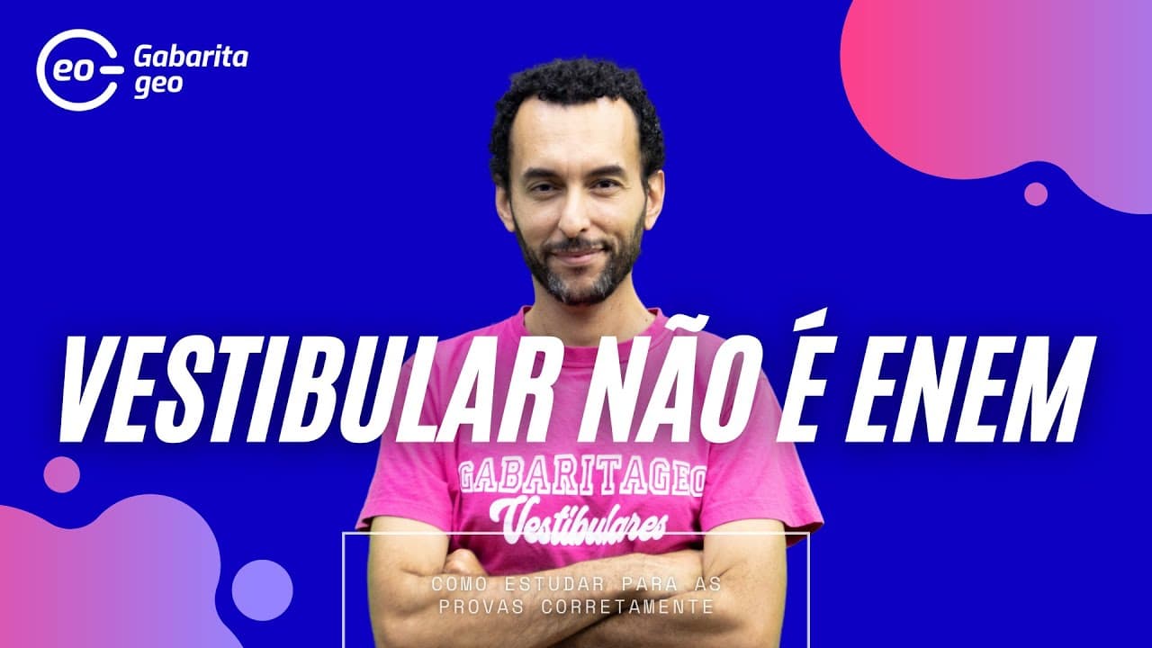 Thumbnail: Erro na hora de ESTUDAR para os Vestibulares e ENEM |