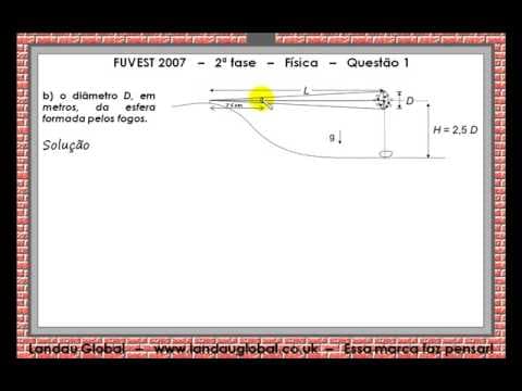 Thumbnail da aula: FUVEST USP 2007 FIS P2 Q1