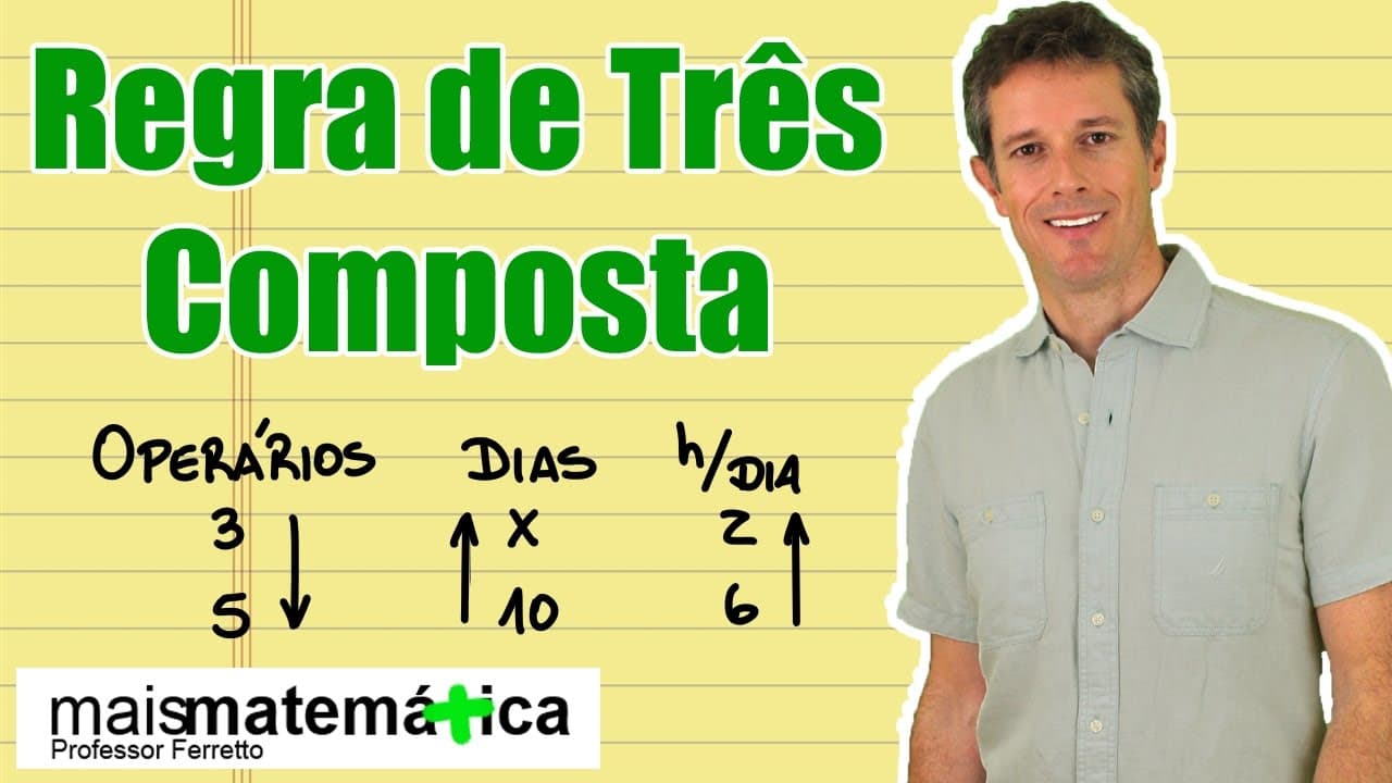Thumbnail: Questão 10: Regra de Três Composta