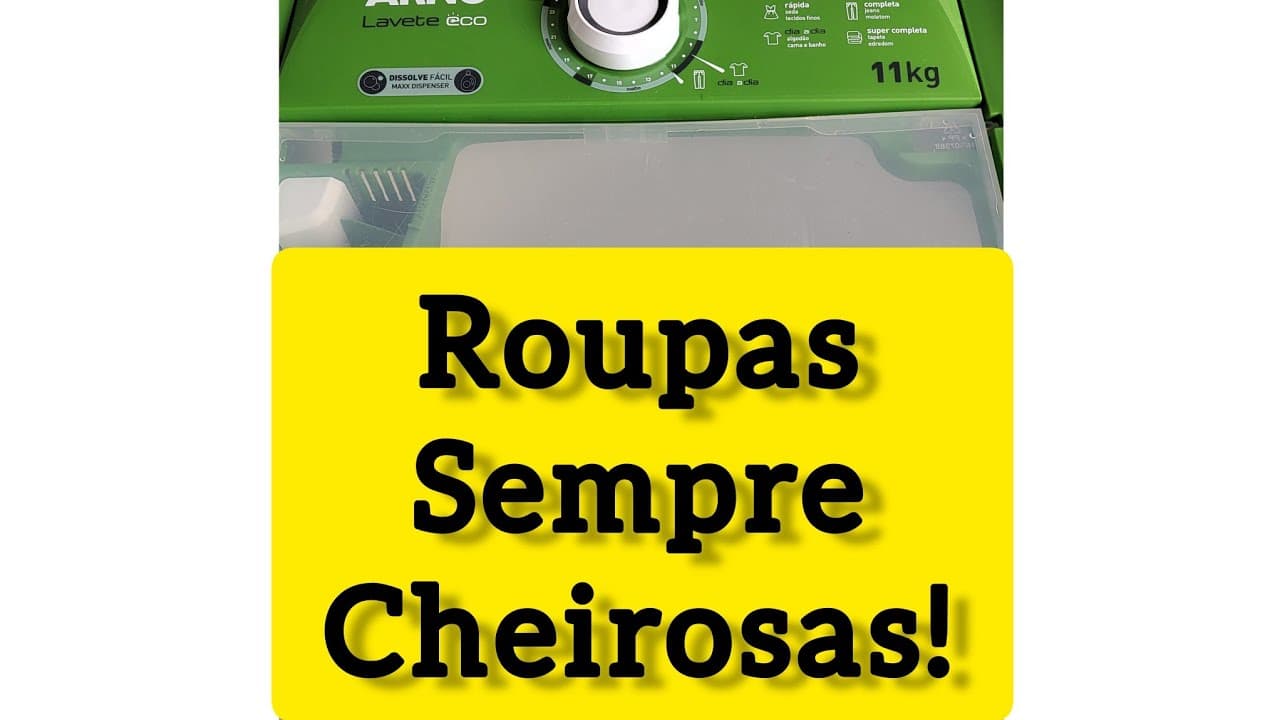 Thumbnail: Como deixar a roupa cheirosa! Limpando seu tanquinho! #roupas #limpeza