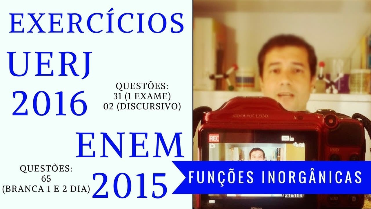 Thumbnail: UERJ 2016: Questões 31 (1ºExame) e 02 (Discursiva) e ENEM 2015: 65 (Branca 1º e 2ºDia) | Exercícios