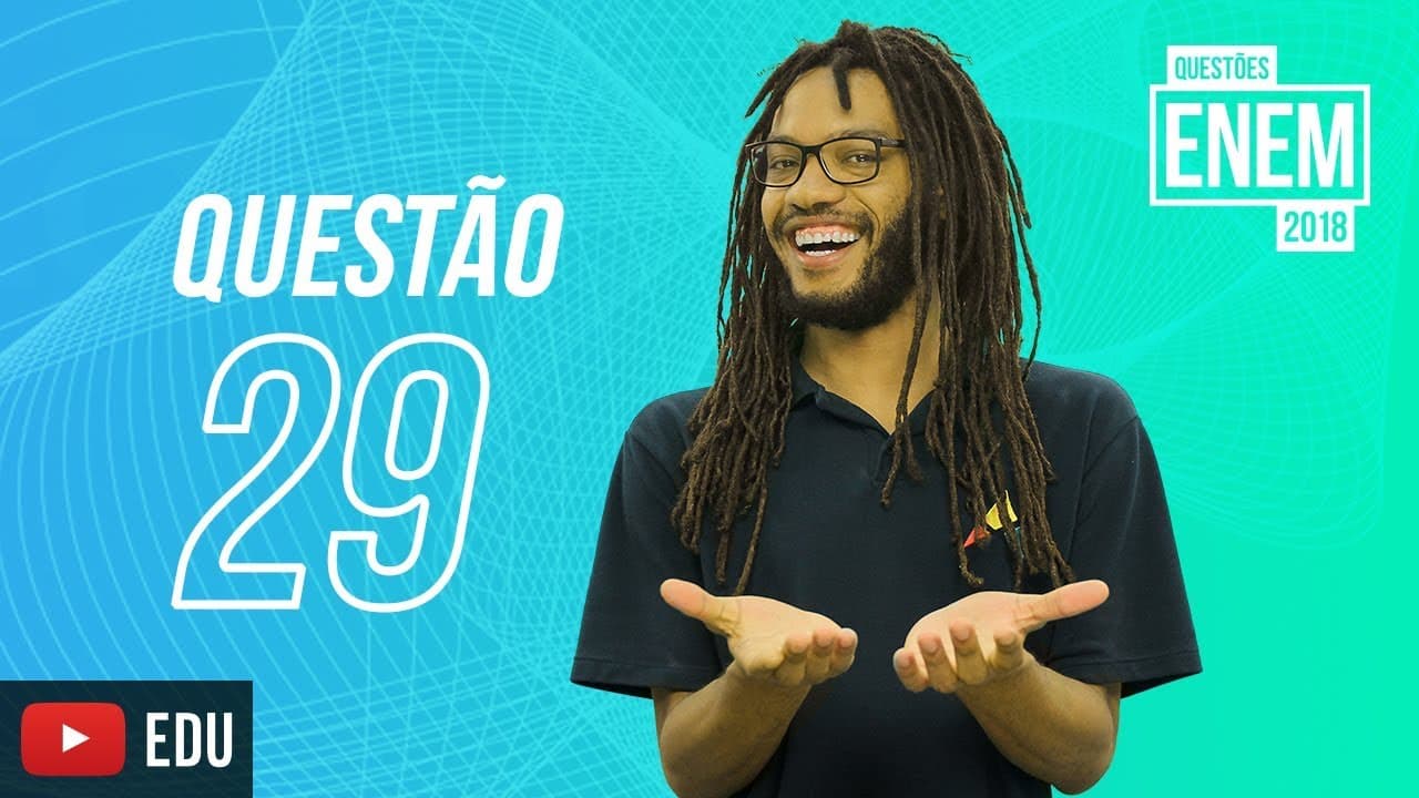 Thumbnail: ENEM 2018 | Interpretação de campanha publicitária | questão 29 (caderno amarelo)