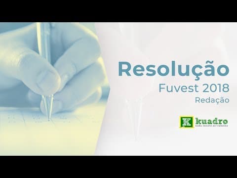 Thumbnail da aula: Redação Fuvest 2018 - Devem existir limites  para a arte? - Profª Erica Herédia