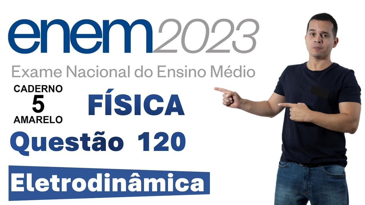 Thumbnail: ENEM 2023 | FÍSICA | O CIRCUITO COM TRÊS LÂMPADAS INCANDESCENTES IDÊNTICAS