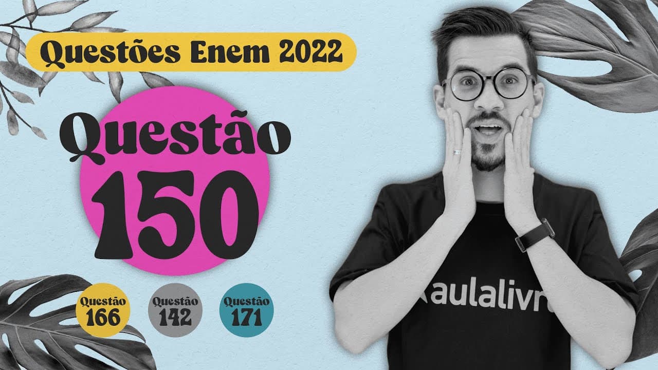 Thumbnail: ENEM 2022 I Média aritmética simples I Questão 150