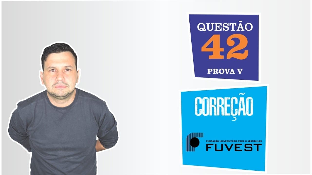 Thumbnail: FUVEST 2017 - QUESTÃO 42: Comentários e resolução (CONFERÊNCIA DO CLIMA AMAZÔNIA)