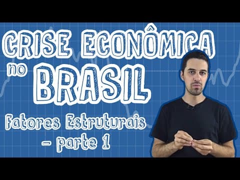 Thumbnail da aula: Atualidades - Crise Econômica no Brasil - Fatores Estruturais (Parte 1)