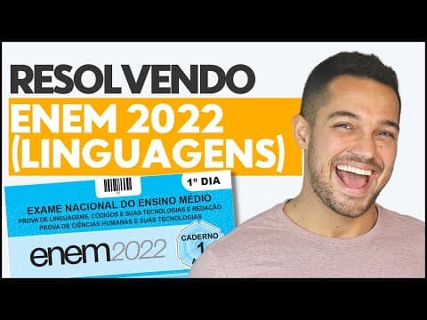 Thumbnail da aula: Resolvendo a Prova de Linguagens do Enem 2022 + Macetes | PROFINHO