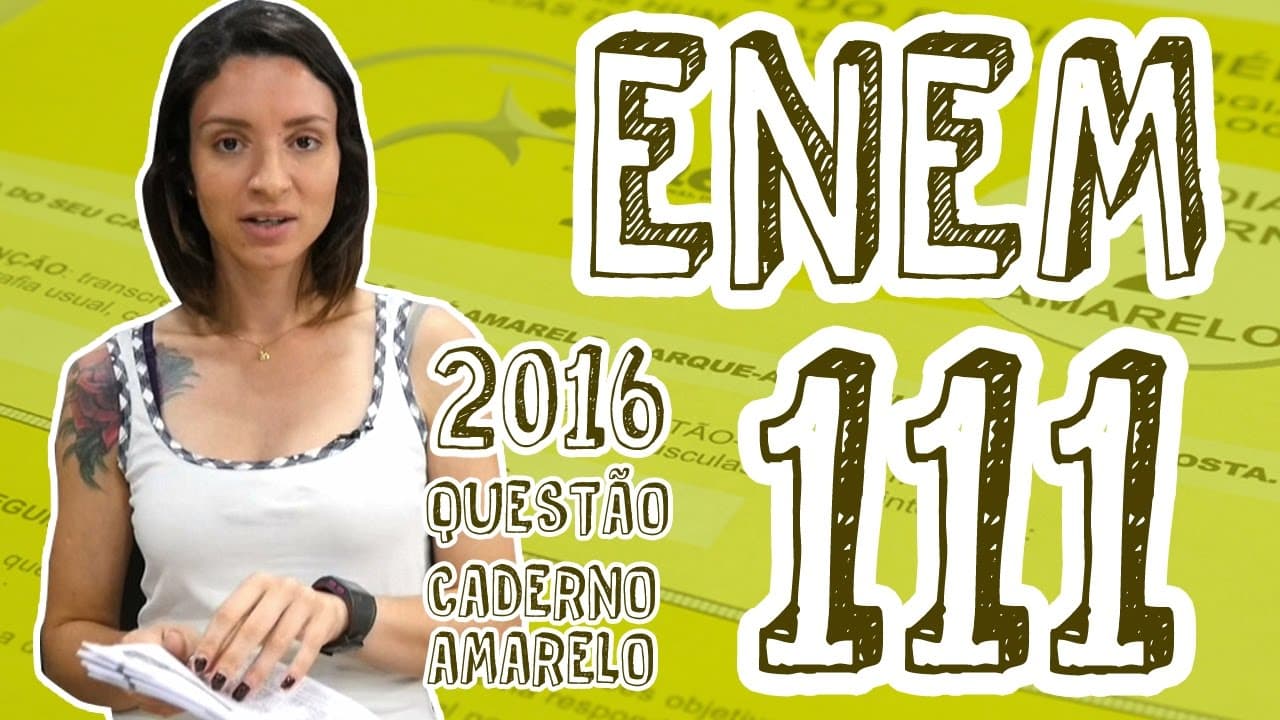 Thumbnail: ENEM - Questão 111 (Caderno Amarelo)