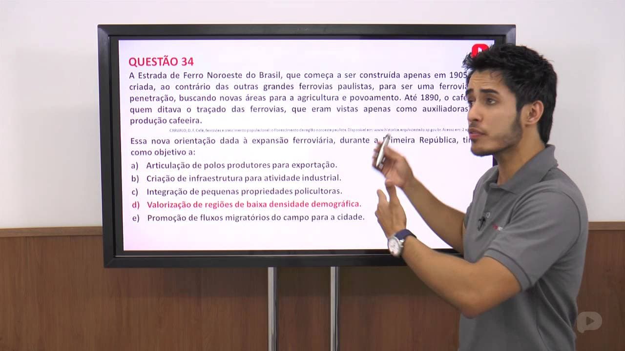Thumbnail: Q.34-ENEM 2014-Ciências Humanas e suas tecnologias (Amarela)