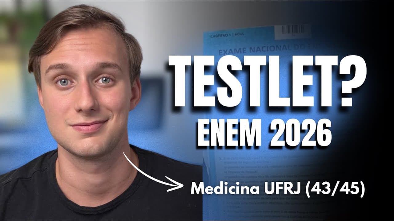 Thumbnail: ✅ Como ACERTAR as NOVAS QUESTÕES do ENEM 2026! (SIMULADO GRÁTIS)