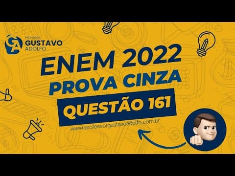 Thumbnail da aula: ENEM 2022 | Uma empresa produz e vende um tipo de chocolate, maciço, em formato de cone circular ...