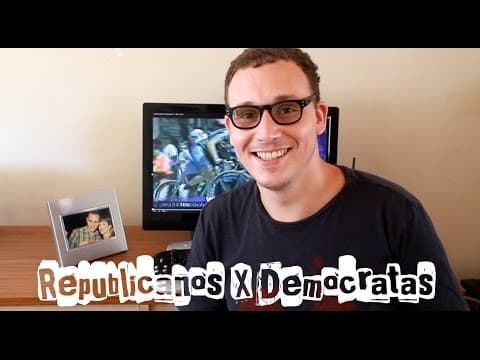 Thumbnail da aula: #04 (As diferenças entre Republicanos e Democratas nos EUA)