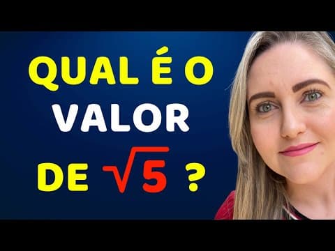 Thumbnail da aula: RAIZ DE 5 ? COMO RESOLVER ?? Matemática básica todo dia.📚🚀