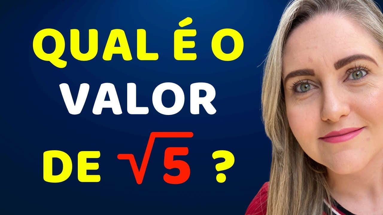 Thumbnail: RAIZ DE 5 ? COMO RESOLVER ?? Matemática básica todo dia.📚🚀